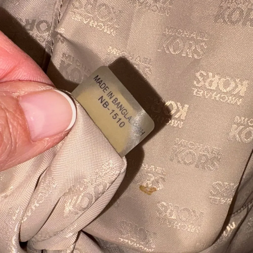 Michael Kors Bag Purse Handbag Signature Logo Shopper Tote Bag Pocketbook - Picture 16 of 16